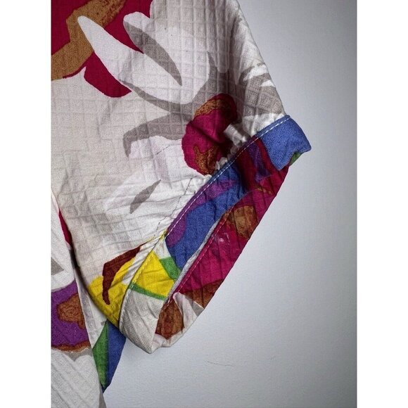 See by Chloe Womens Short Sleeve Scoop Neck Floral Dress Multicolor Size 44/8 - Picture 6 of 15